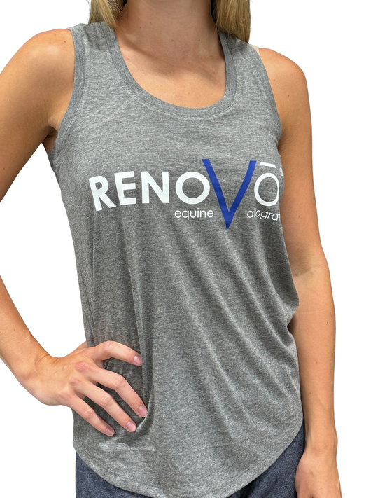 Grey RenoVo Racerback Tank Top