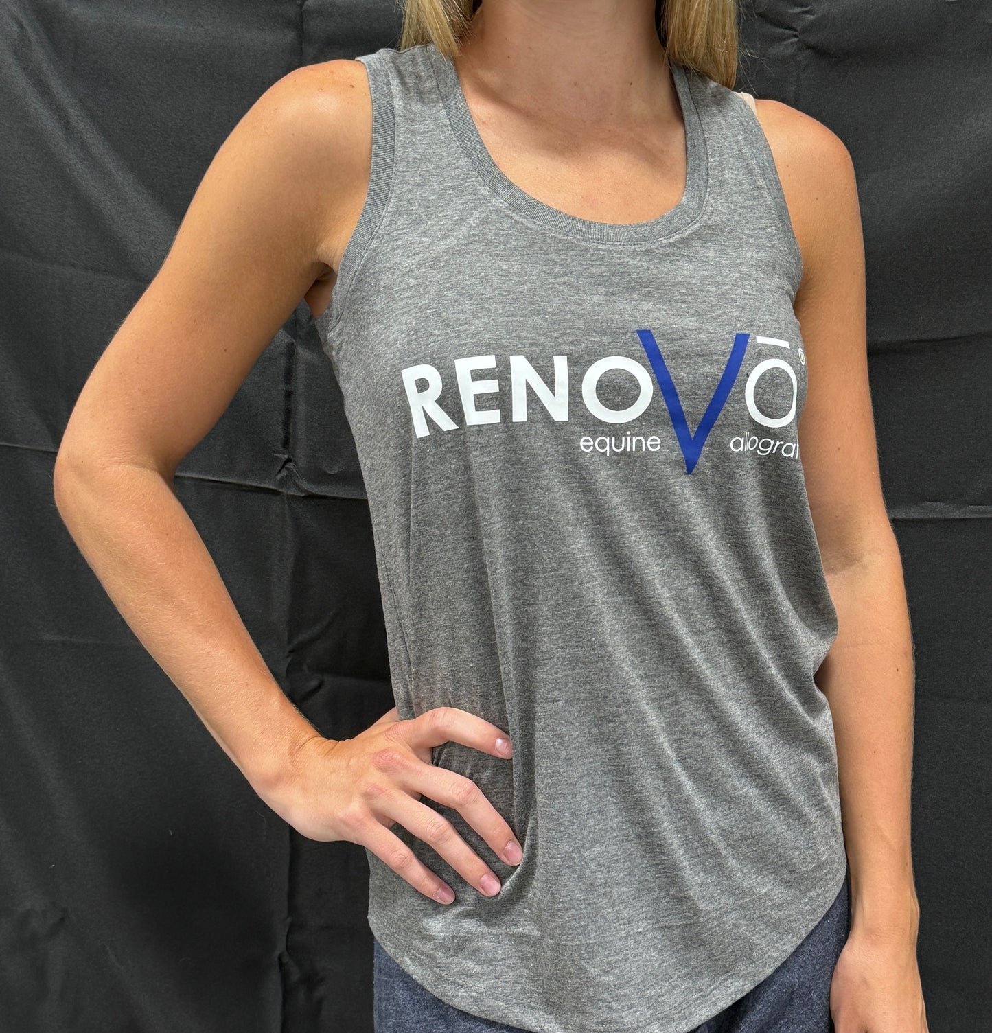 Grey RenoVo Racerback Tank Tops