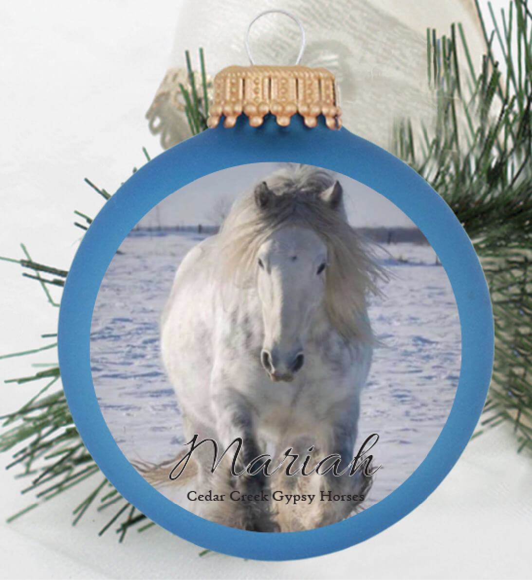 Gypsy Horse Christmas Ornaments Set (4 Ornaments)